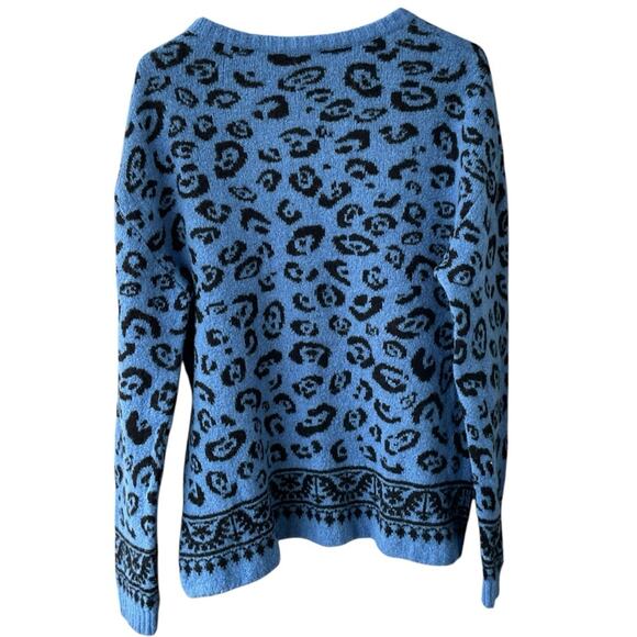 Altuzarra blue animal print sweater - Picture 3 of 6